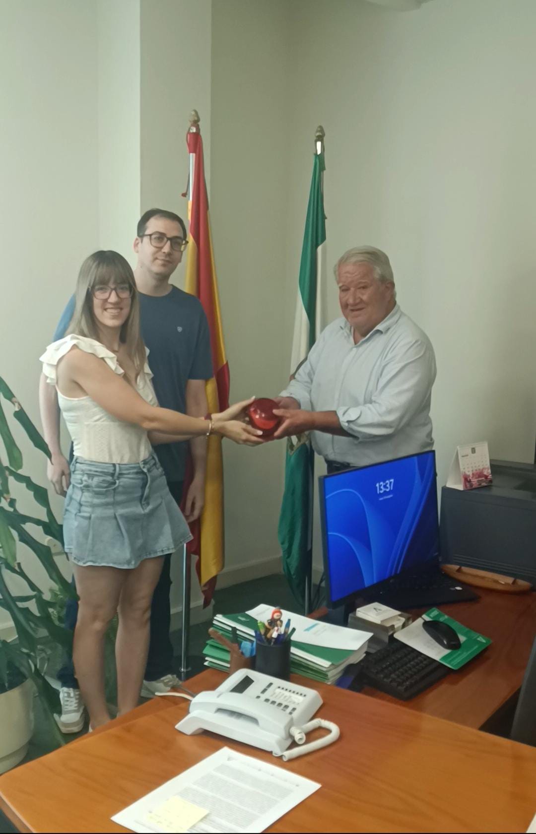 Reunión con el delegado de Empleo de la Junta de Andalucía en Jaén